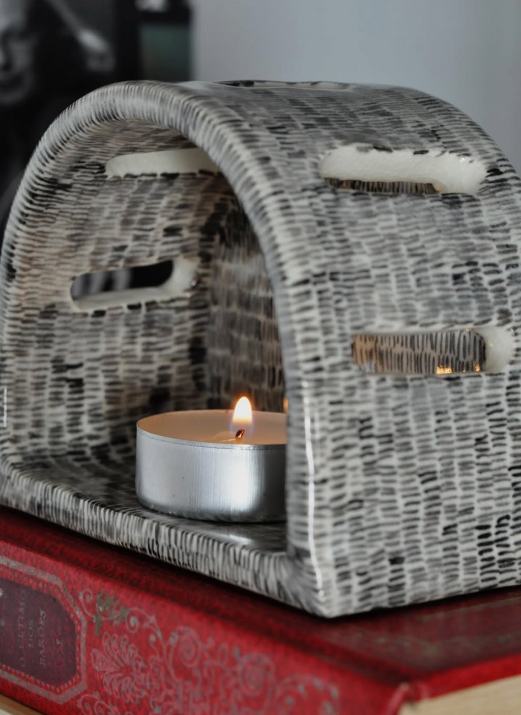 Porta-velas traços
